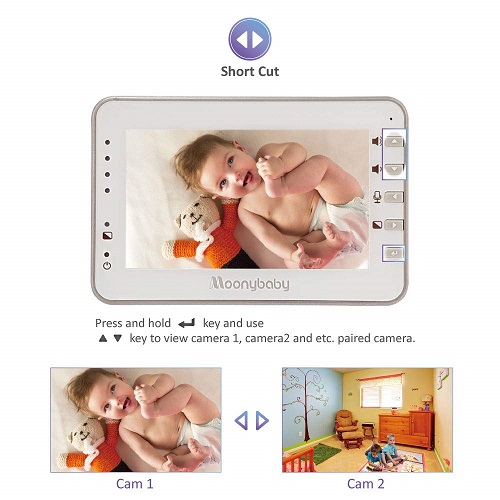 Amazing and the best 2021 - 2022 MoonyBaby Long Range Baby Monitor Under $100